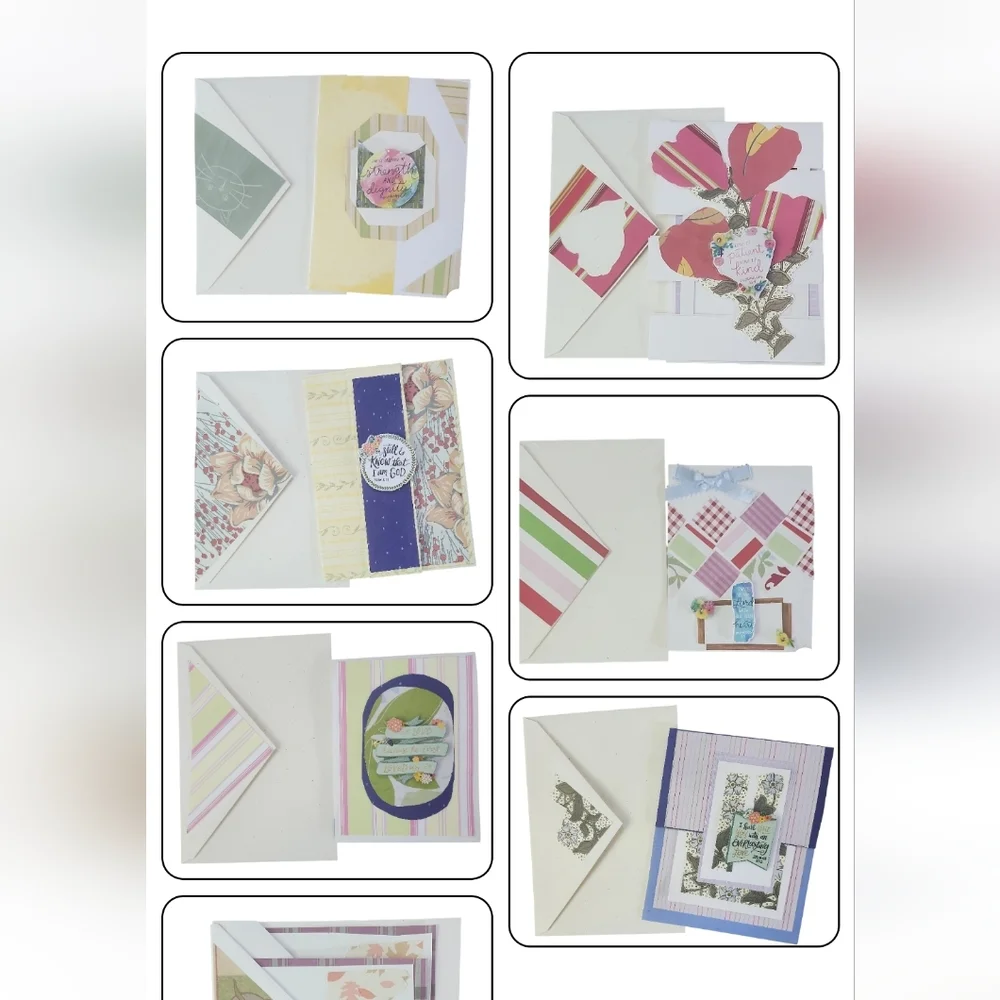 “Christian Greeting Cards Set of 8 • Scripture • Faith Gifts • All-Occasion●